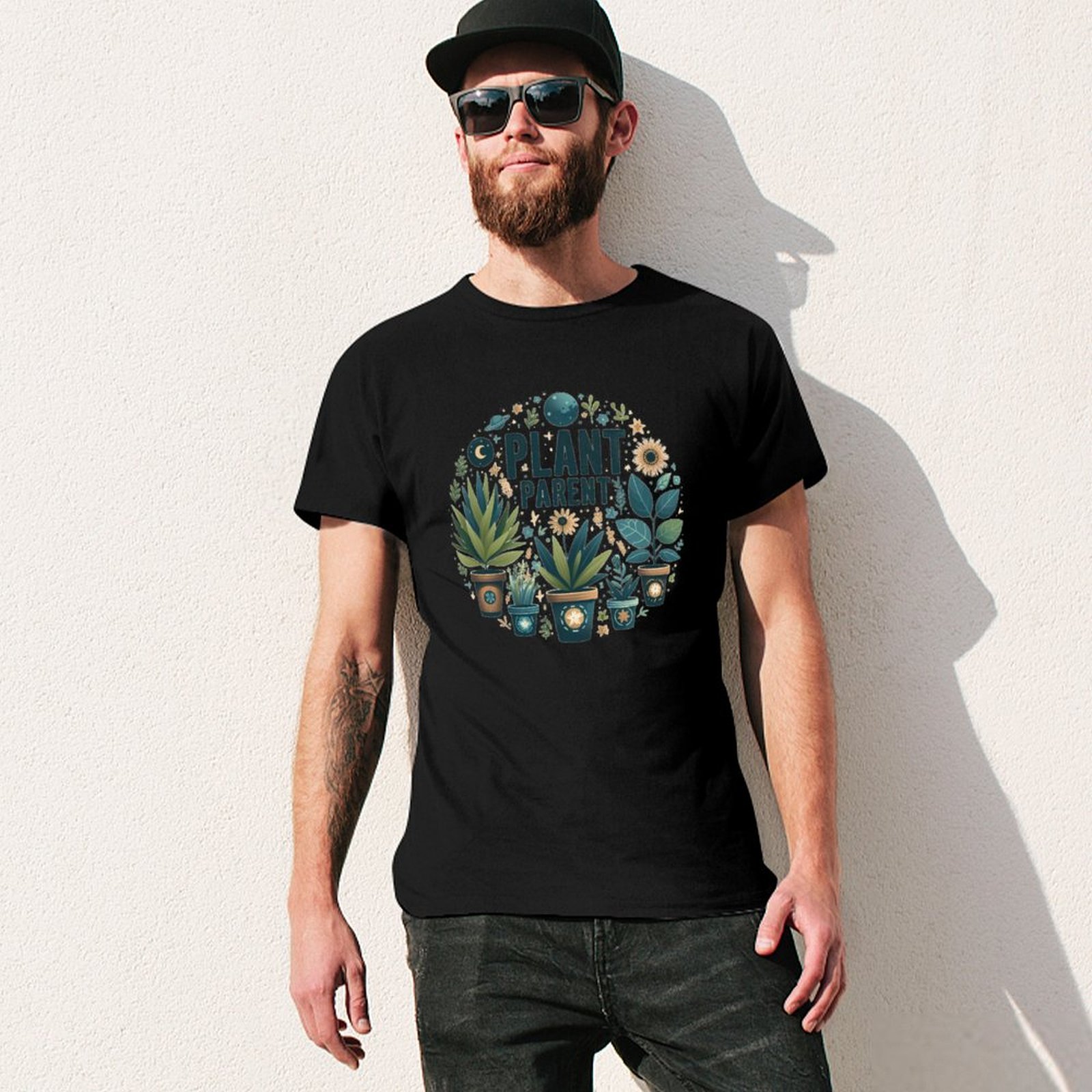 Футболка с принтом в стиле арт – обзор и цена Plant Parent Shirt